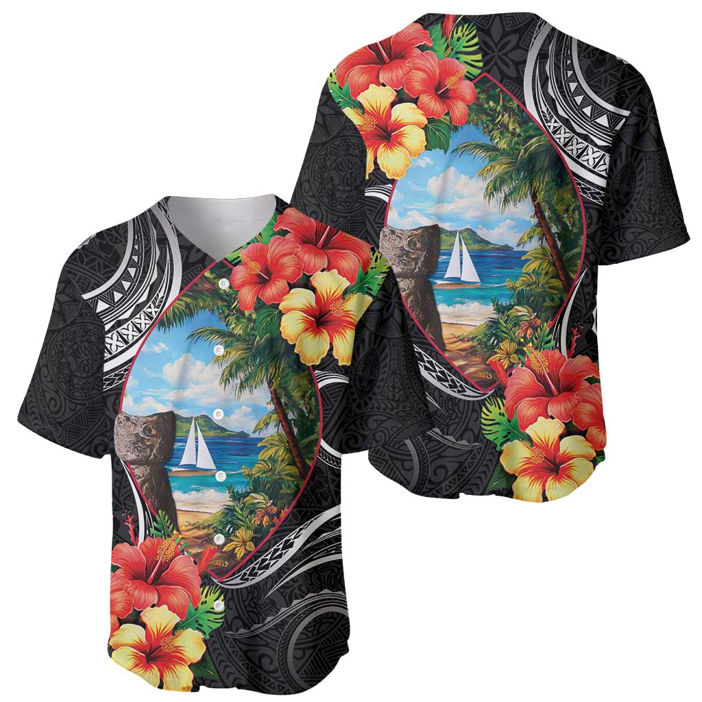 Hafa Adai Guam Baseball Jersey Guahan Seal Chamorro Stones Tribal