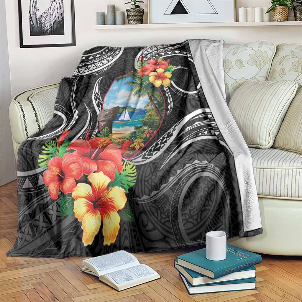 Hafa Adai Guam Blanket Guahan Seal Chamorro Stones Tribal