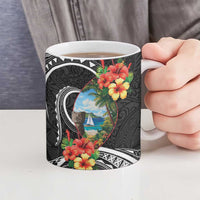 Hafa Adai Guam Ceramic Mug Guahan Seal Chamorro Stones Tribal - Polynesian Pride