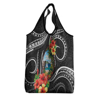 Hafa Adai Guam Grocery Bag Guahan Seal Chamorro Stones Tribal