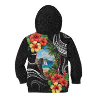 Hafa Adai Guam Kid Hoodie Guahan Seal Chamorro Stones Tribal
