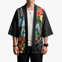 Hafa Adai Guam Kimono Guahan Seal Chamorro Stones Tribal - Polynesian Pride