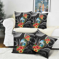 Hafa Adai Guam Pillow Cover Guahan Seal Chamorro Stones Tribal - Polynesian Pride