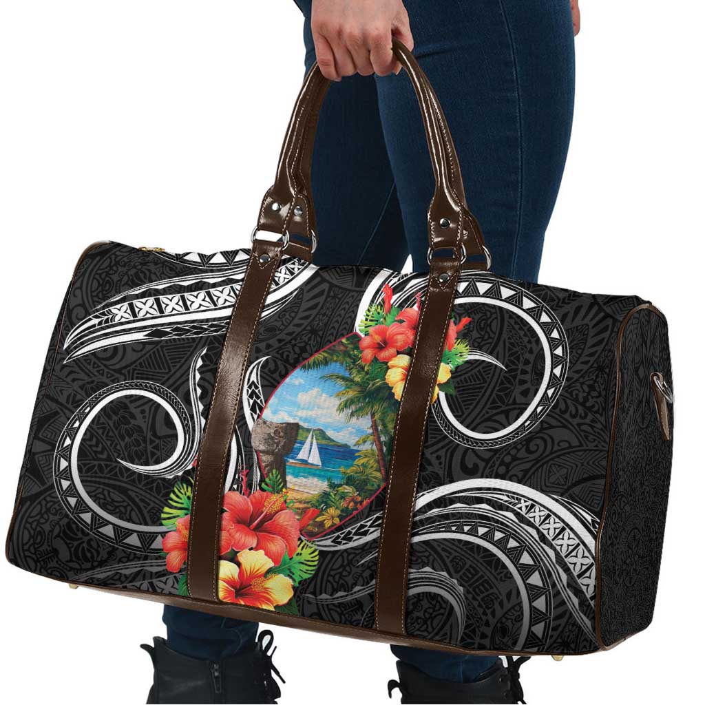 Hafa Adai Guam Travel Bag Guahan Seal Chamorro Stones Tribal - Polynesian Pride