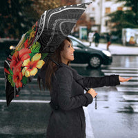 Hafa Adai Guam Umbrella Guahan Seal Chamorro Stones Tribal - Polynesian Pride