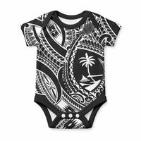 Hafa Adai Guam Inspired Tattoo Baby Onesie
