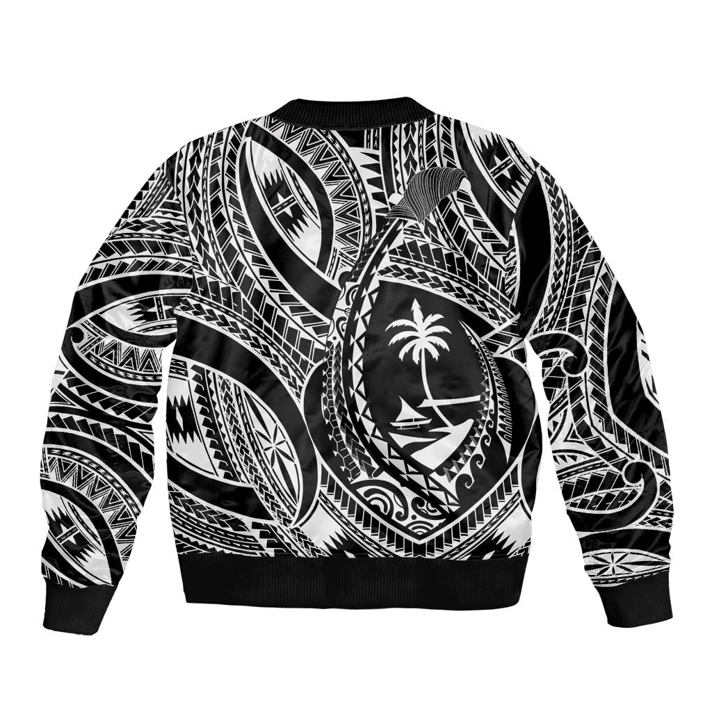 Hafa Adai Guam Inspired Tattoo Bomber Jacket LT9 - Polynesian Pride