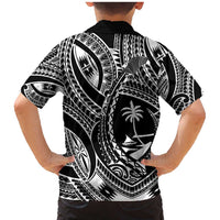 Hafa Adai Guam Inspired Tattoo Family Matching Mermaid Dress and Hawaiian Shirt