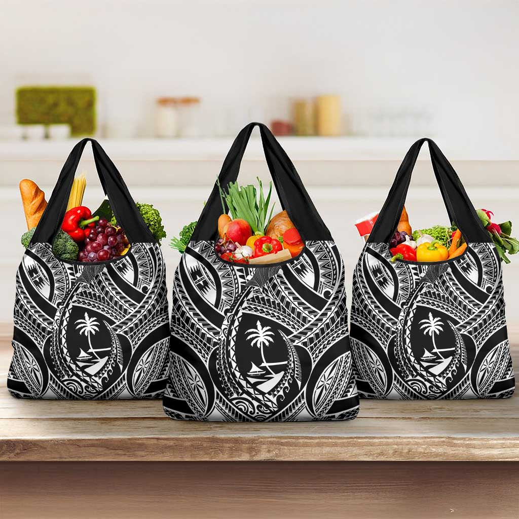 Hafa Adai Guam Inspired Tattoo Grocery Bag