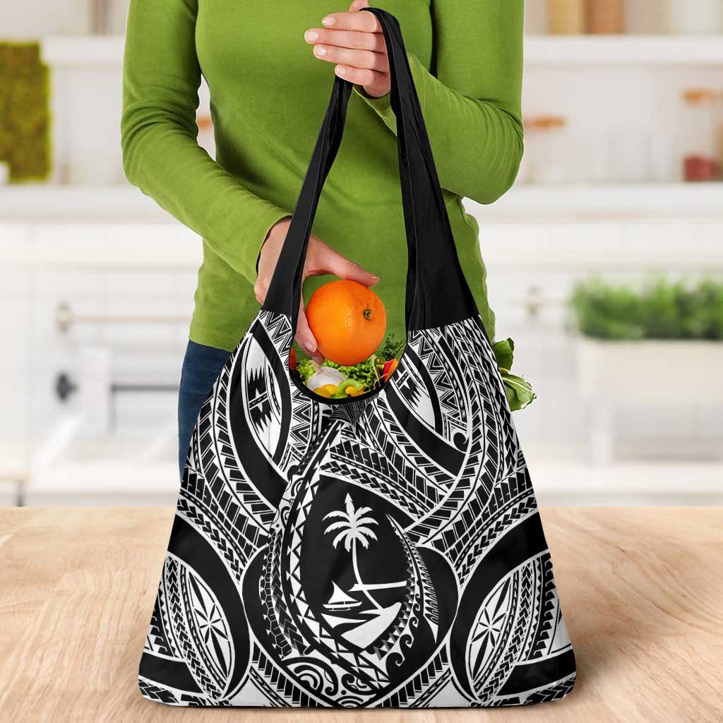 Hafa Adai Guam Inspired Tattoo Grocery Bag