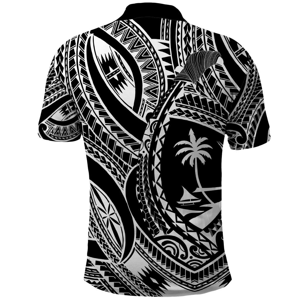 Hafa Adai Guam Inspired Tattoo Polo Shirt