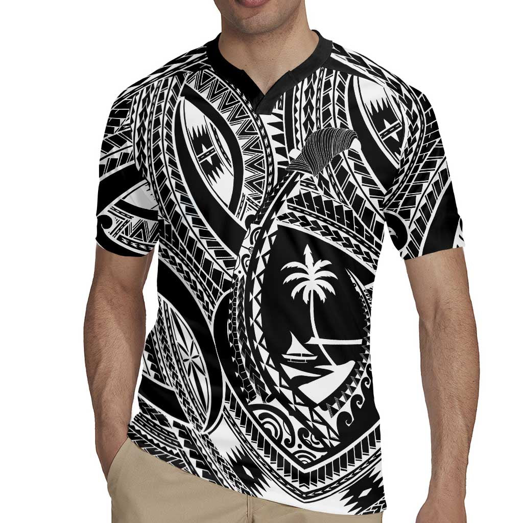 Hafa Adai Guam Inspired Tattoo Rugby Jersey LT9 - Polynesian Pride