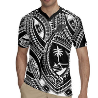 Hafa Adai Guam Inspired Tattoo Rugby Jersey LT9 - Polynesian Pride