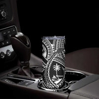 Hafa Adai Guam Inspired Tattoo Skinny Tumbler