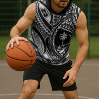 Hafa Adai Guam Inspired Tattoo Sleeveless Hoodie - Polynesian Pride