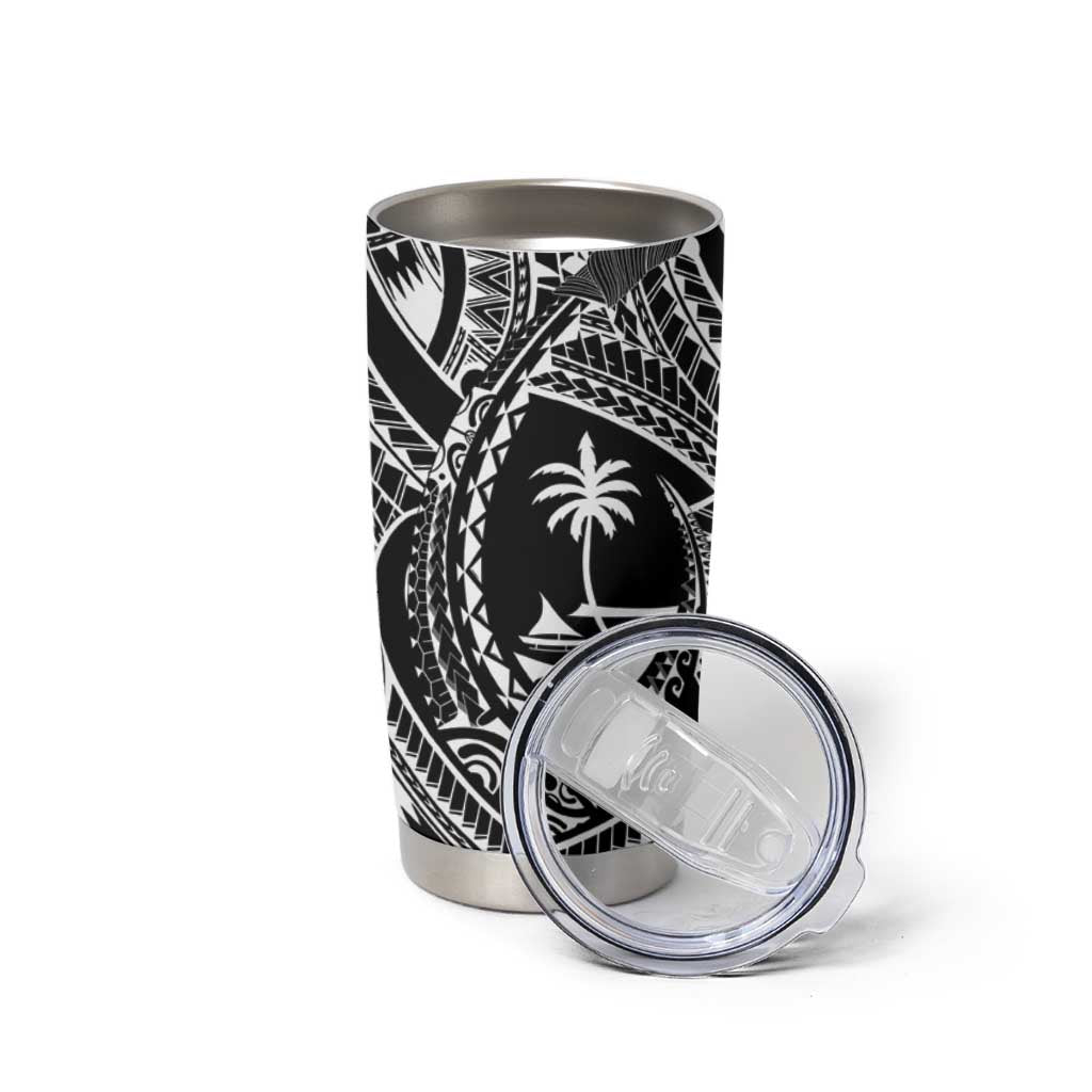 Hafa Adai Guam Inspired Tattoo Tumbler Cup LT9 - Polynesian Pride