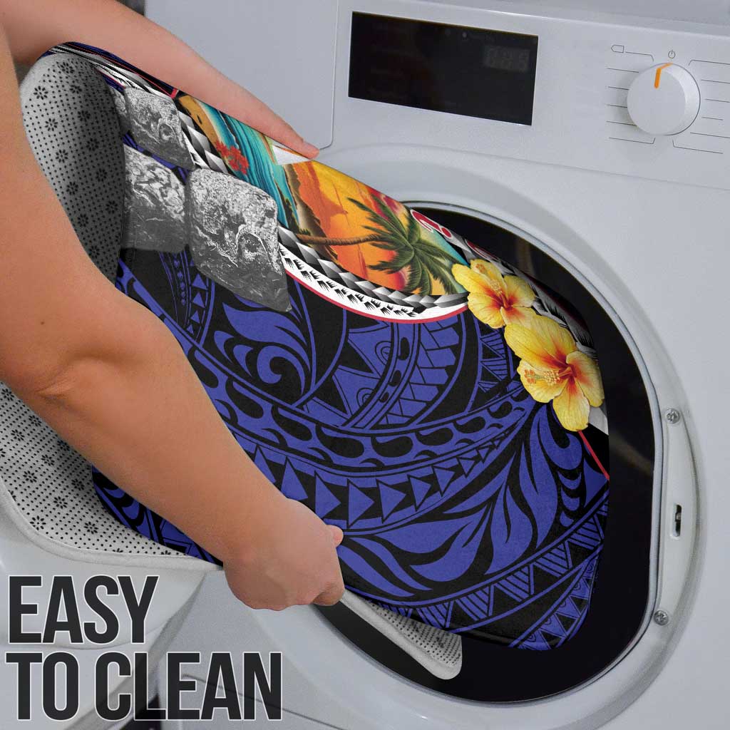 Hafa Adai Guam Seal Latte Stones Artwork Bathroom Set - Polynesian Pride