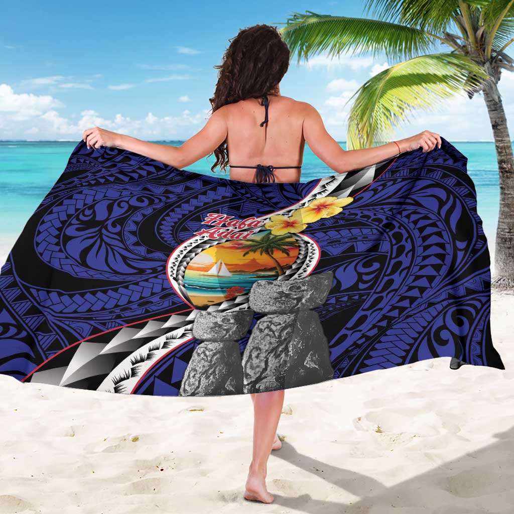 Hafa Adai Guam Seal Latte Stones Artwork Sarong