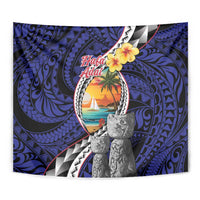 Hafa Adai Guam Seal Latte Stones Artwork Tapestry