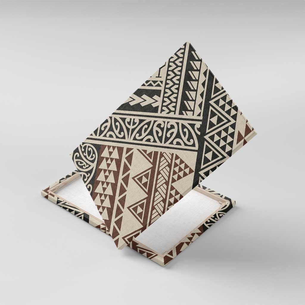 Niho Taniwha Kowhaiwhai Canvas Wall Art