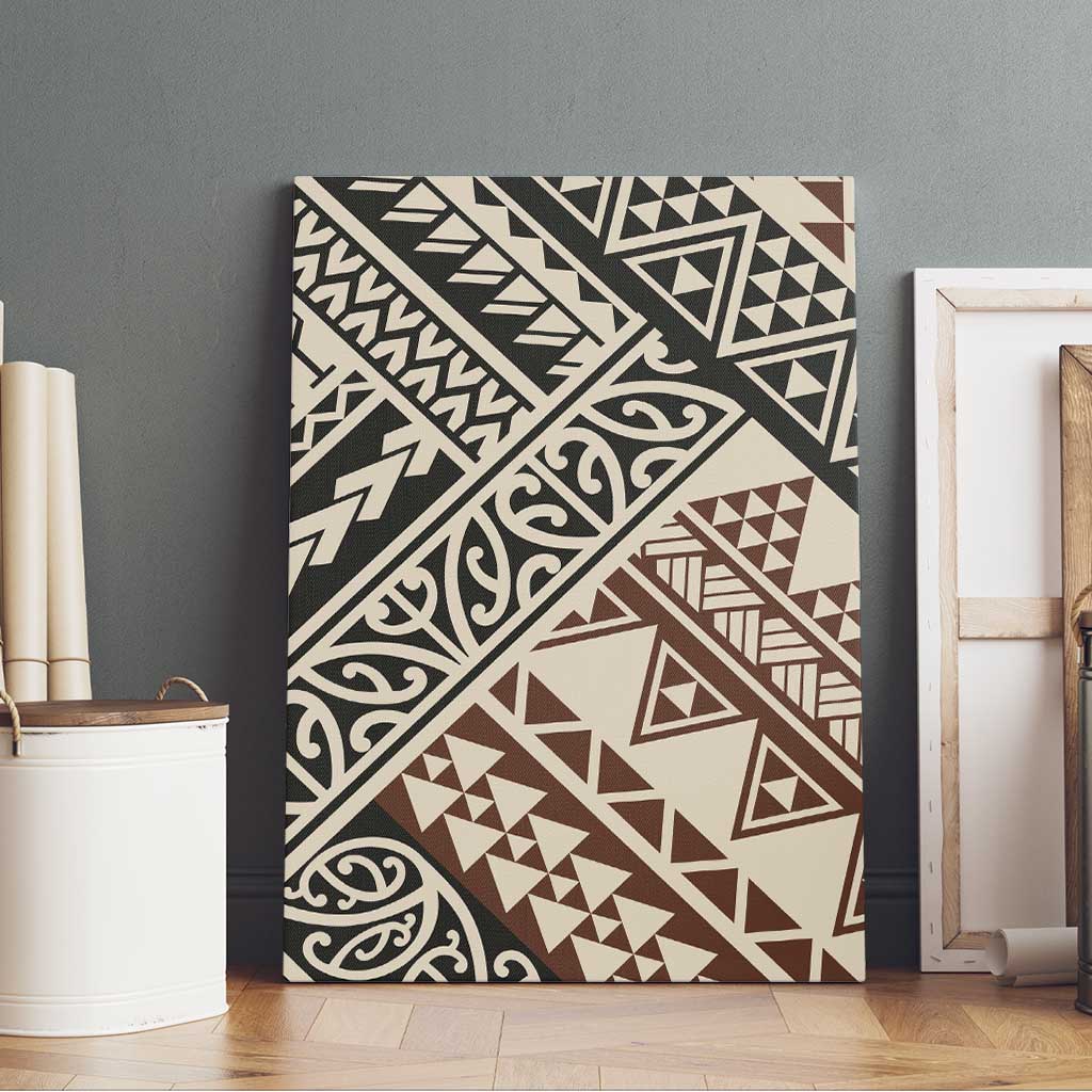 Niho Taniwha Kowhaiwhai Canvas Wall Art