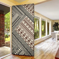 Niho Taniwha Kowhaiwhai Door Cover - Polynesian Pride