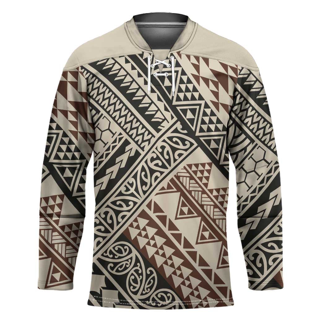 Niho Taniwha Kowhaiwhai Hockey Jersey - Polynesian Pride