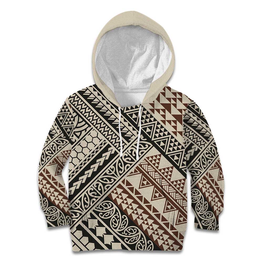 Niho Taniwha Kowhaiwhai Kid Hoodie