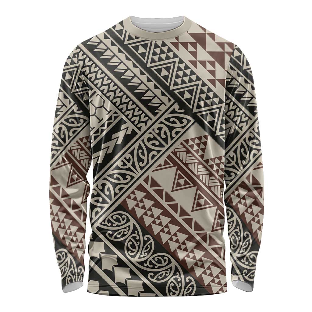 Niho Taniwha Kowhaiwhai Long Sleeve Shirt
