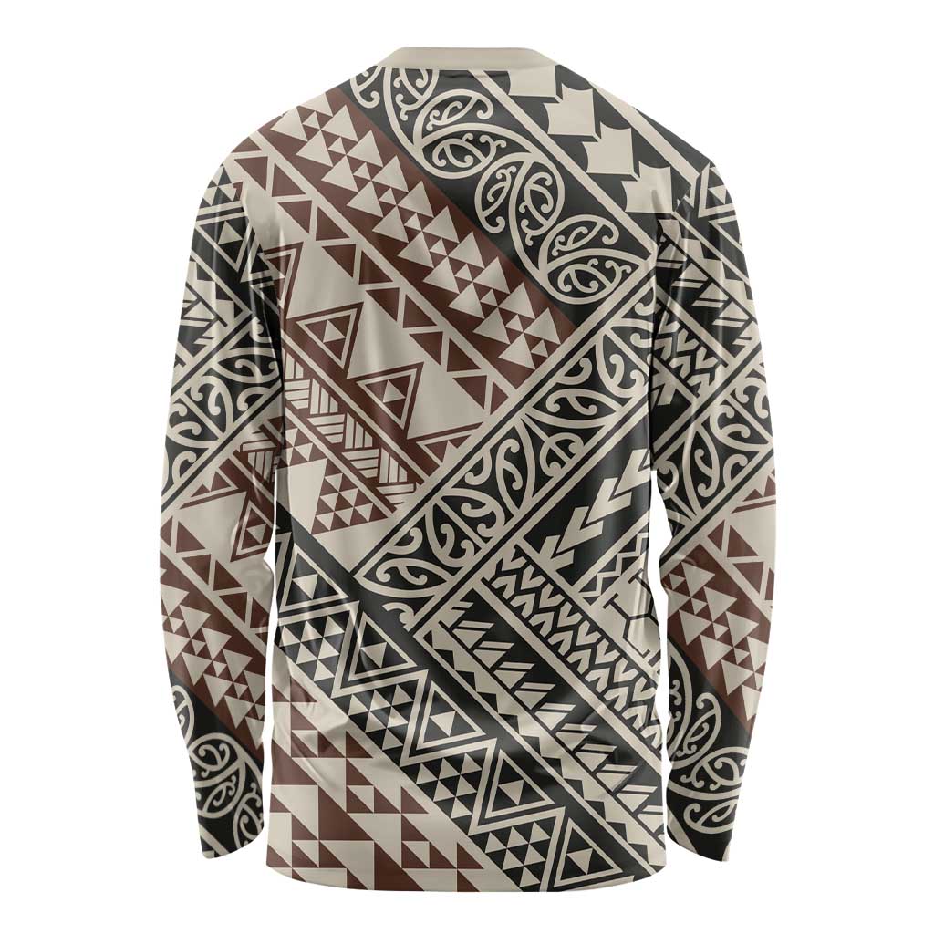 Niho Taniwha Kowhaiwhai Long Sleeve Shirt
