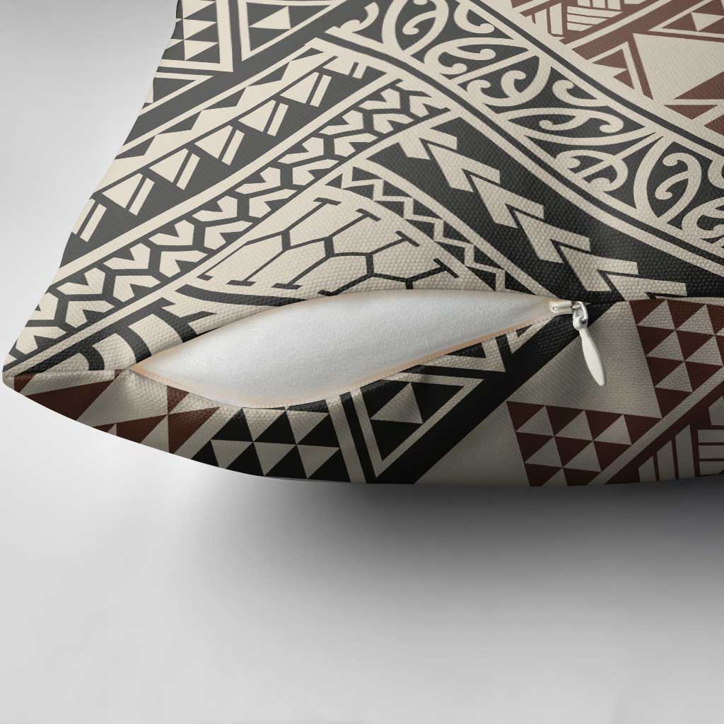 Niho Taniwha Kowhaiwhai Pillow Cover LT9 - Polynesian Pride