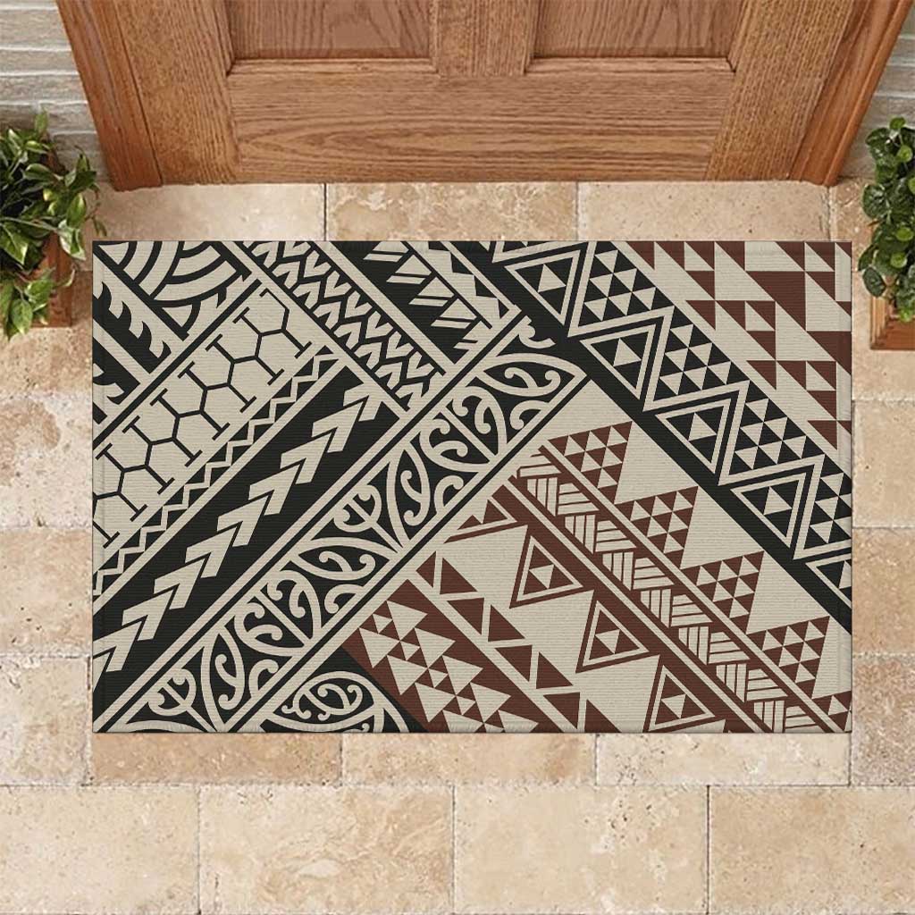 Niho Taniwha Kowhaiwhai Rubber Doormat