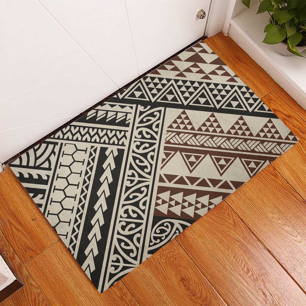 Niho Taniwha Kowhaiwhai Rubber Doormat