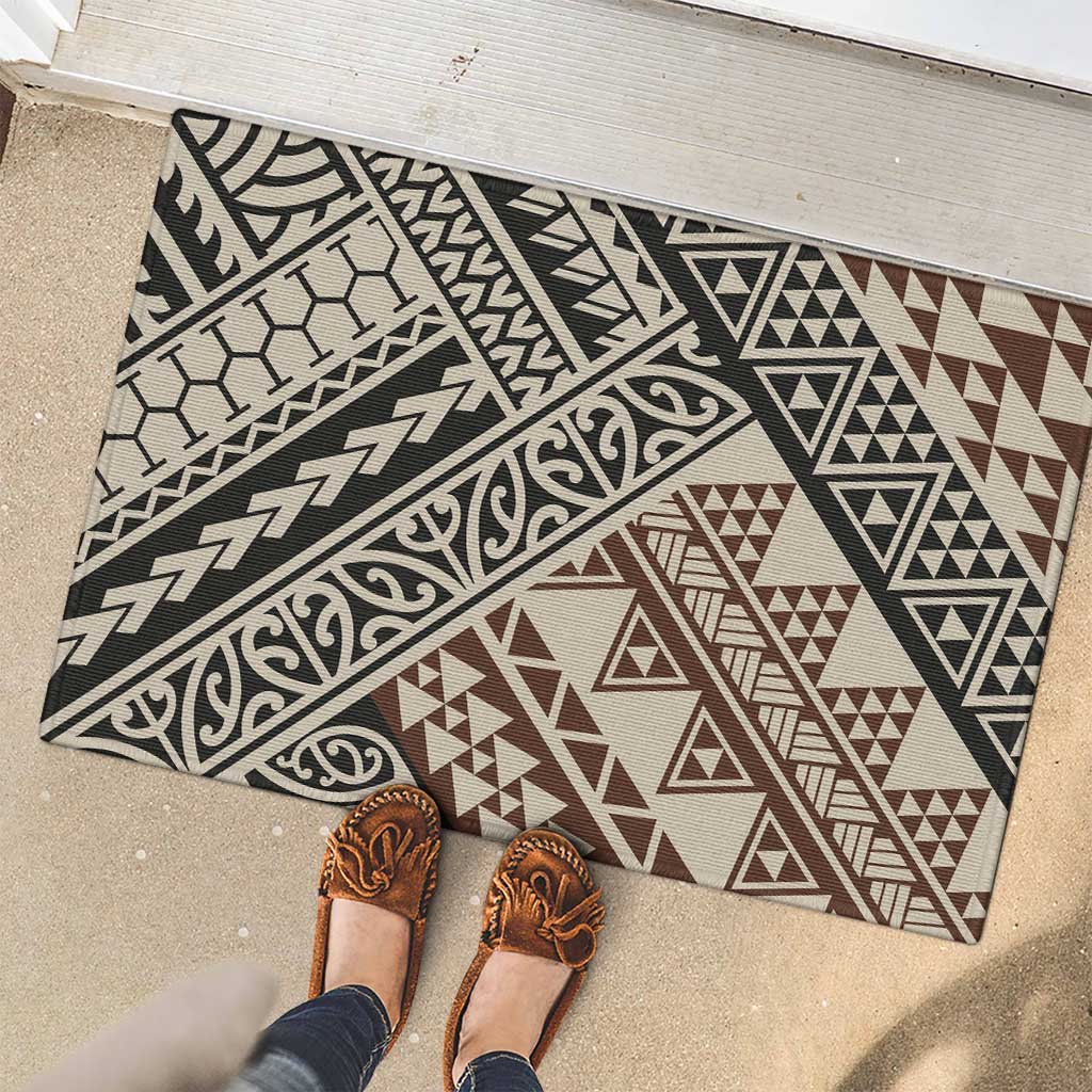 Niho Taniwha Kowhaiwhai Rubber Doormat