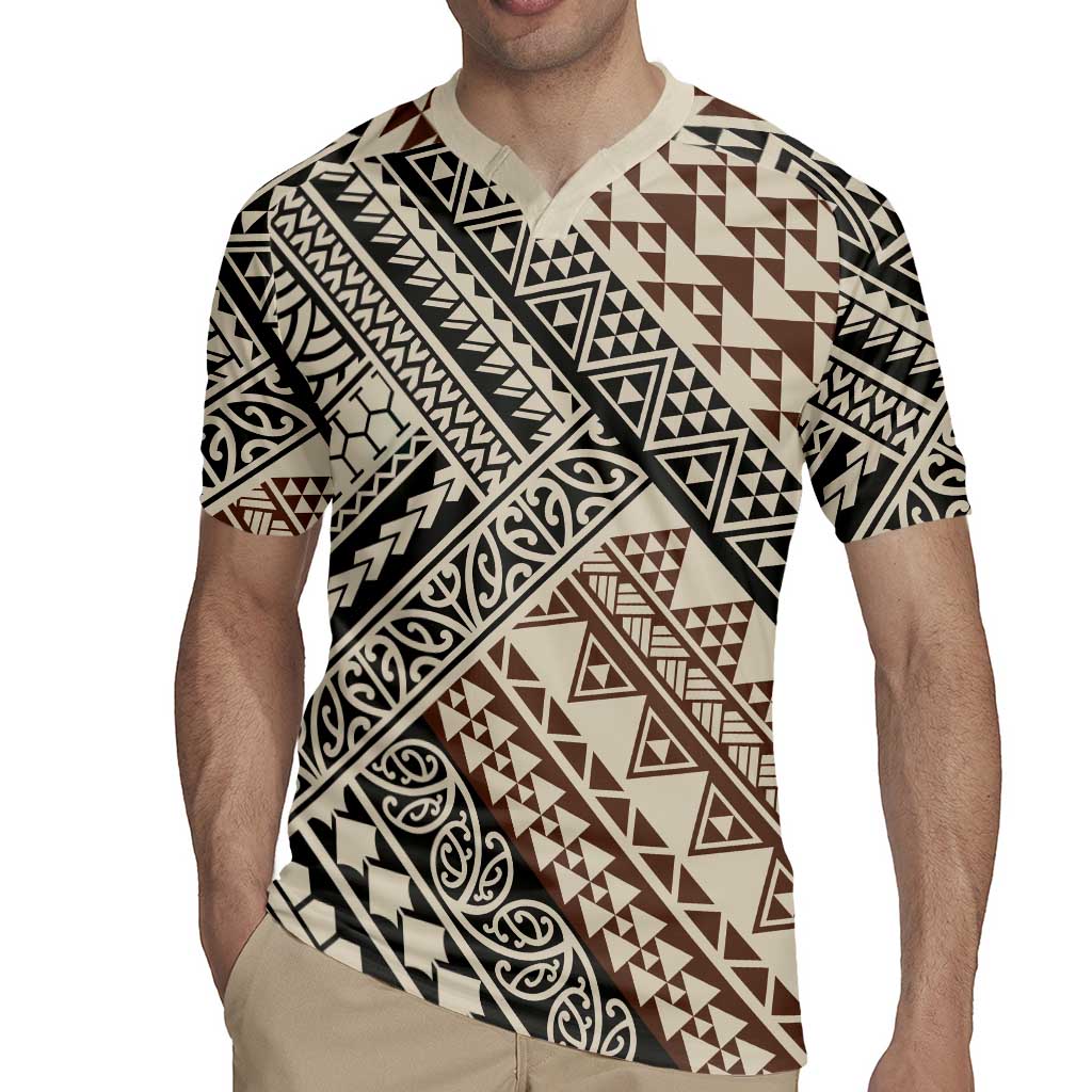 Niho Taniwha Kowhaiwhai Rugby Jersey LT9 - Polynesian Pride