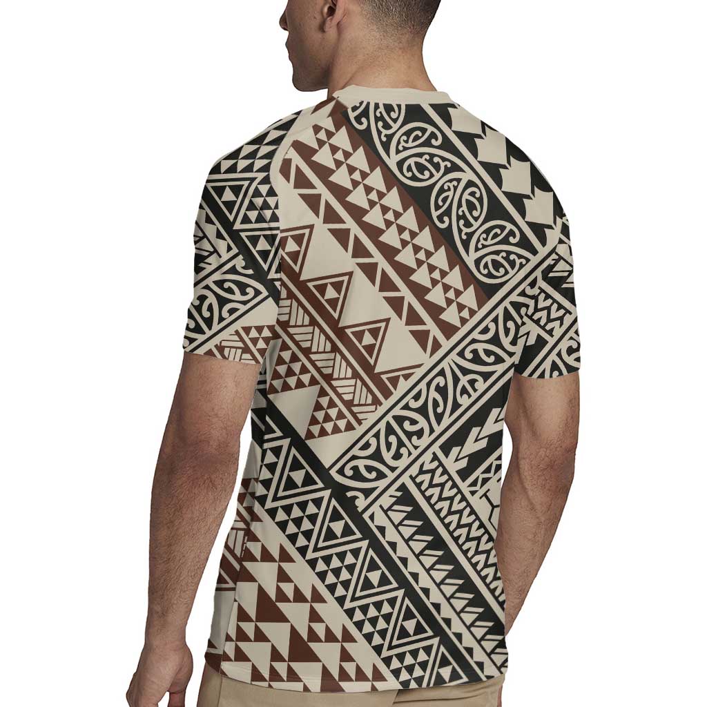 Niho Taniwha Kowhaiwhai Rugby Jersey LT9 - Polynesian Pride