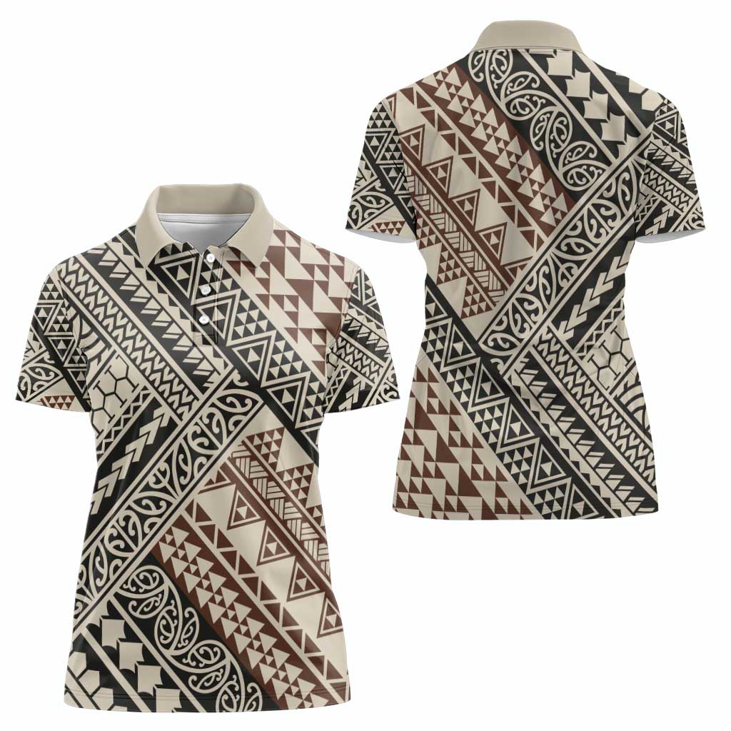 Niho Taniwha Kowhaiwhai Women Polo Shirt