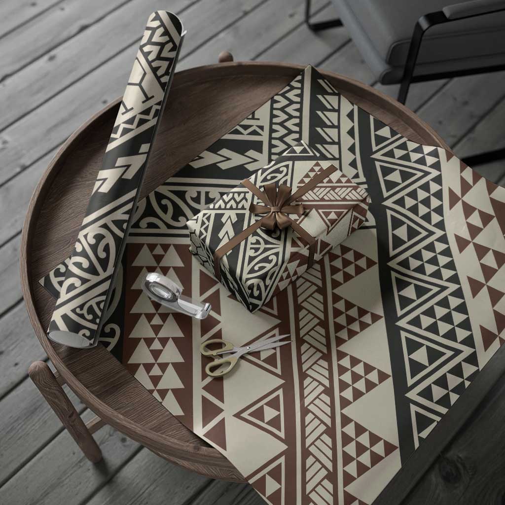 Niho Taniwha Kowhaiwhai Wrapping Paper LT9 - Polynesian Pride