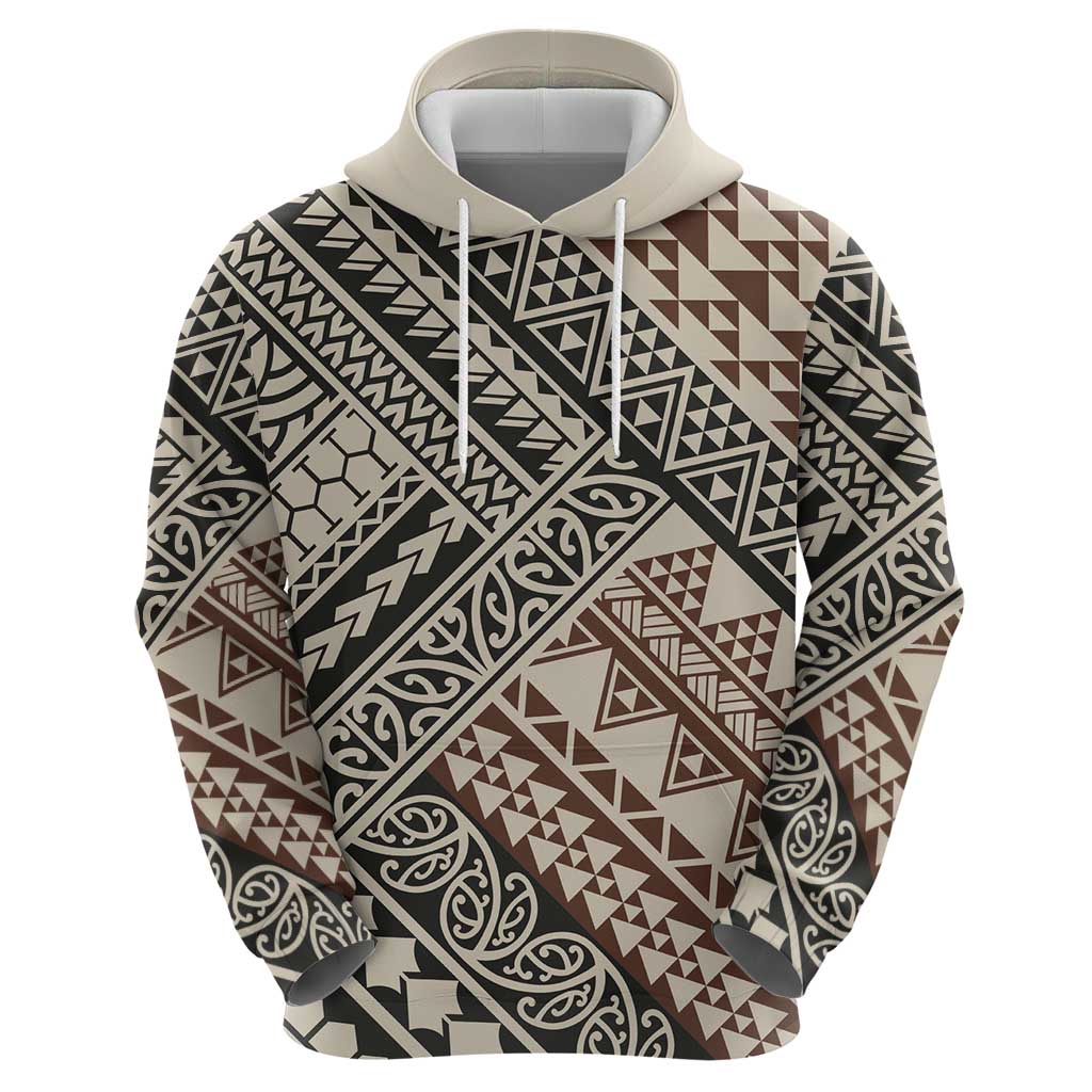 Niho Taniwha Kowhaiwhai Zip Hoodie