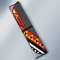 Niho Taniwha Taniko Motif Auto Sun Shade - Polynesian Pride