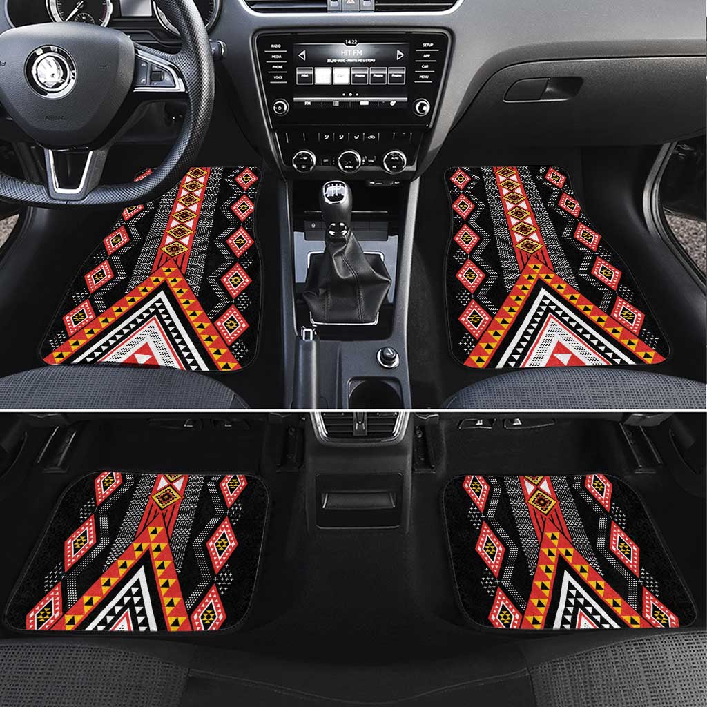 Niho Taniwha Taniko Motif Car Mats