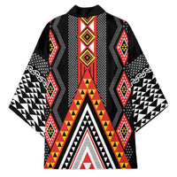 Niho Taniwha Taniko Motif Kimono LT9 - Polynesian Pride