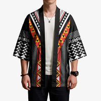 Niho Taniwha Taniko Motif Kimono LT9 - Polynesian Pride