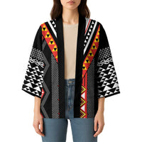 Niho Taniwha Taniko Motif Kimono LT9 - Polynesian Pride