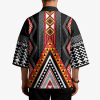 Niho Taniwha Taniko Motif Kimono LT9 - Polynesian Pride