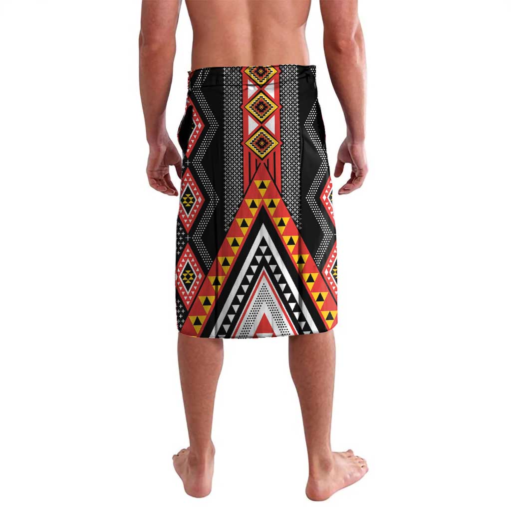 Niho Taniwha Taniko Motif Lavalava