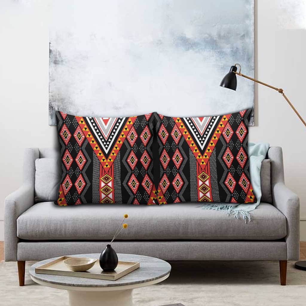Niho Taniwha Taniko Motif Pillow Cover LT9 - Polynesian Pride