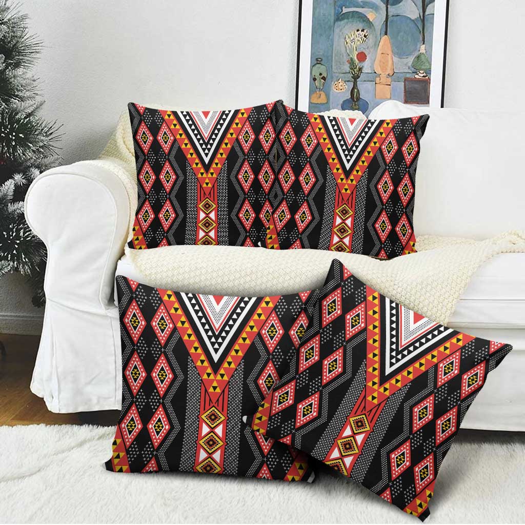 Niho Taniwha Taniko Motif Pillow Cover LT9 - Polynesian Pride