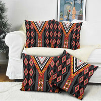 Niho Taniwha Taniko Motif Pillow Cover LT9 - Polynesian Pride