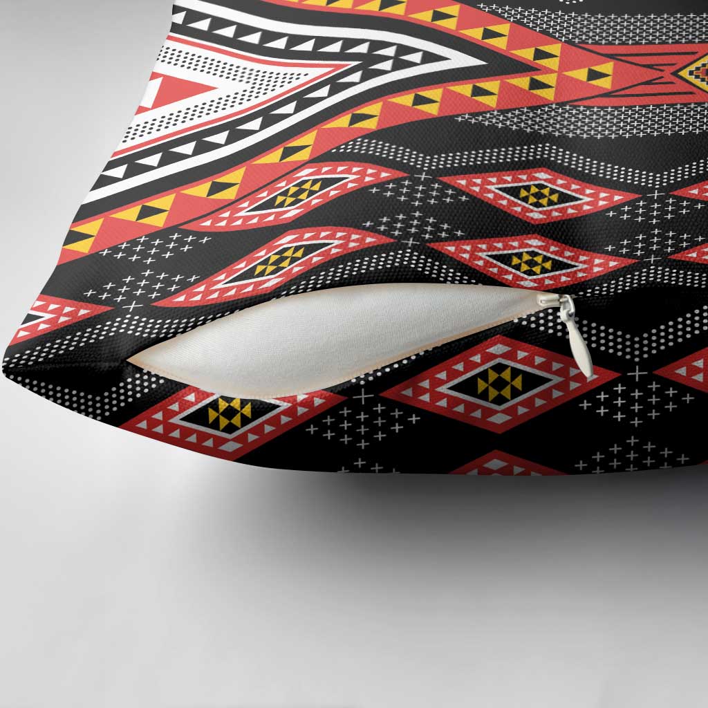 Niho Taniwha Taniko Motif Pillow Cover LT9 - Polynesian Pride